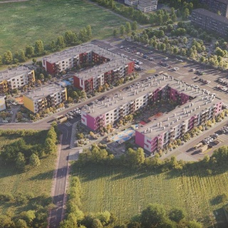 Объявление 1-к квартира, 34.22м2, 1/4 эт