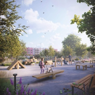 Объявление 1-к квартира, 34.22м2, 1/4 эт