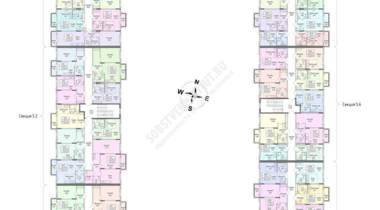 Объявление 2-к квартира, 62.22м2, 2/4 эт