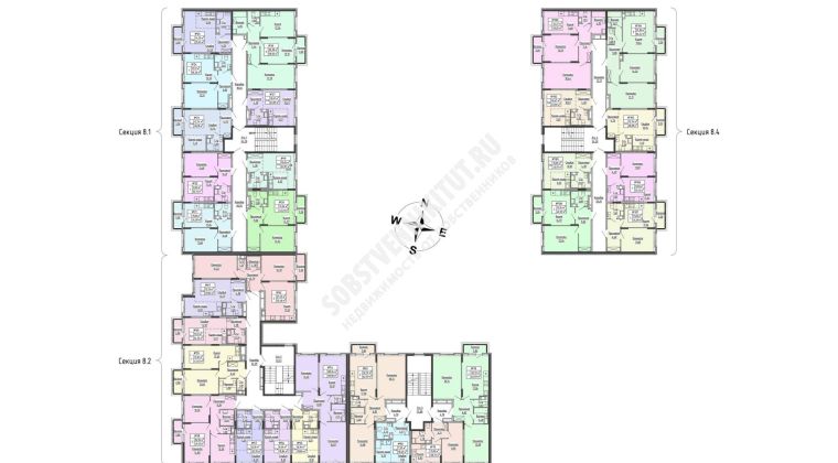 Объявление 2-к квартира, 59.05м2, 3/4 эт