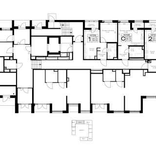 Объявление 2-к квартира, 58.45м2, 1/8 эт