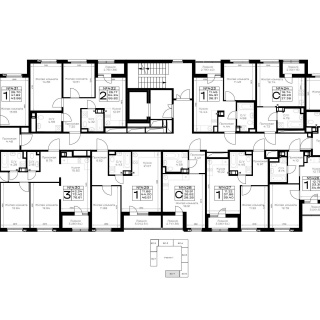 Объявление 2-к квартира, 57.33м2, 2/8 эт